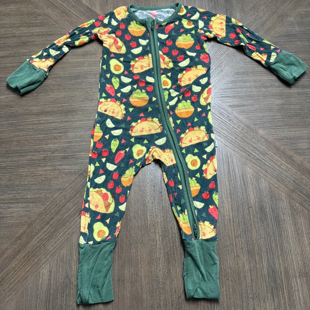 Little Sleepies Taco Time Zippy 3-6M